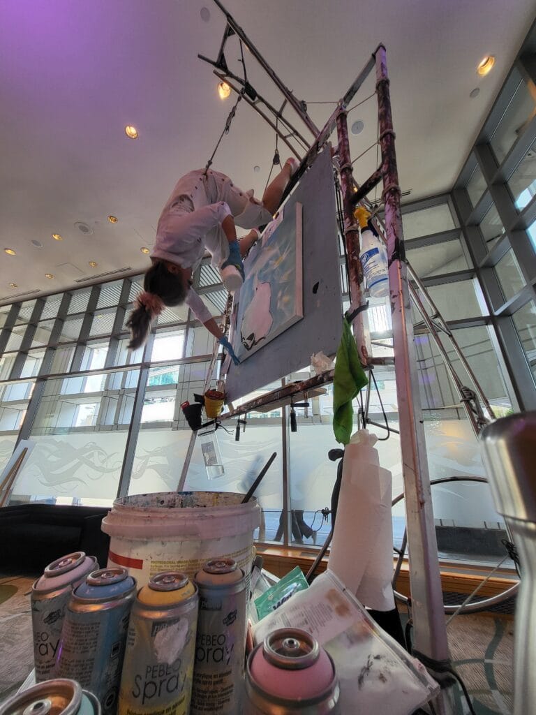 aerial painting - Byninon