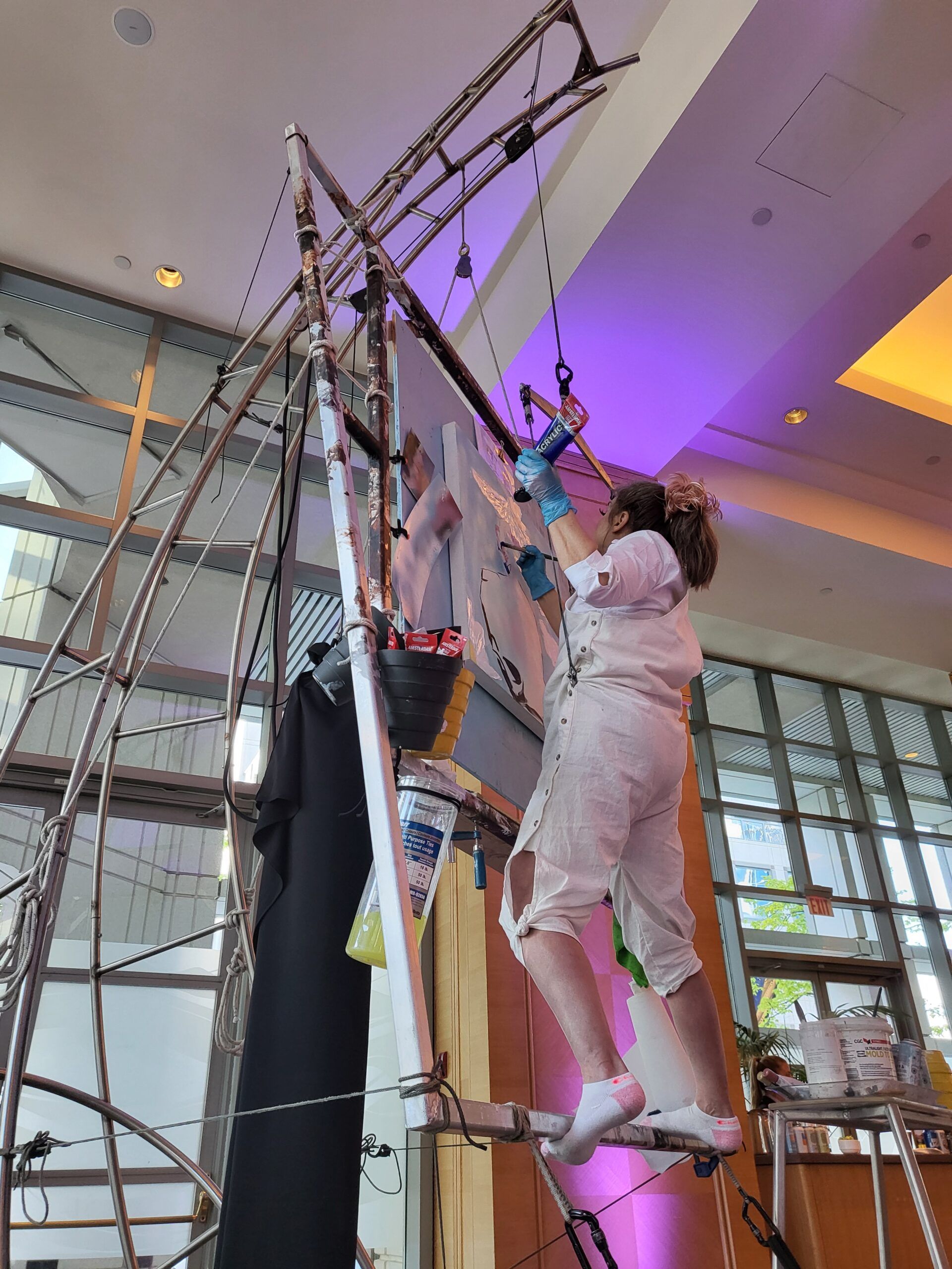 aerial painting - Byninon